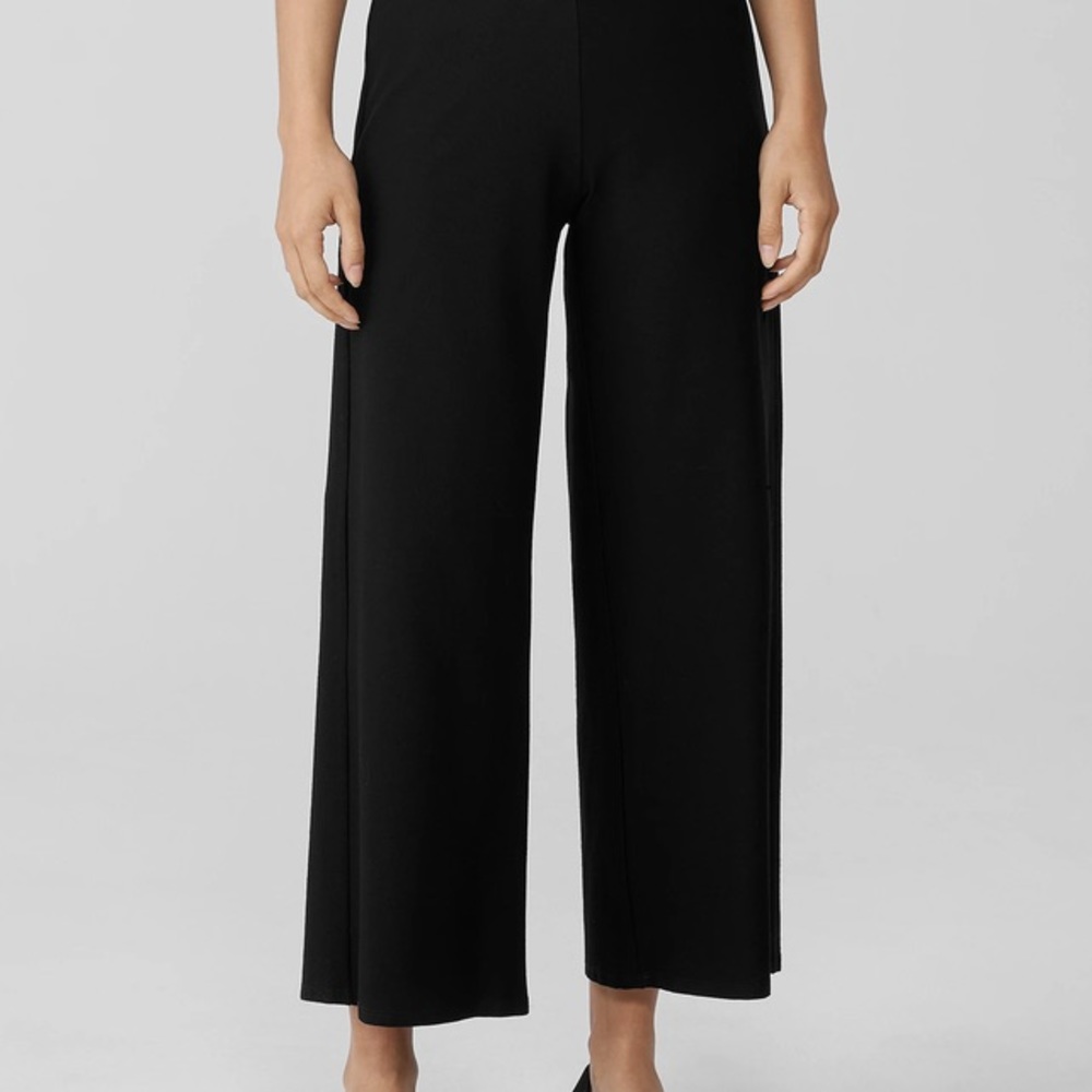 Eileen Fisher Wide Leg Crop Ankle Pant